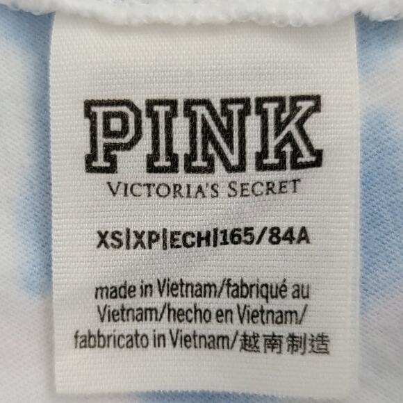 PINK Victoria's Secret Ladder Back Tie Dye Cropped Tee XS - Picture 10 of 13